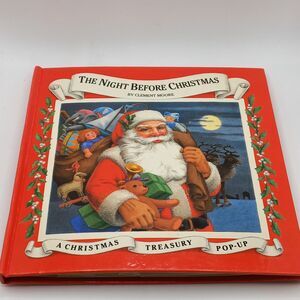 1991 Night Before Christmas POP-UP Book Clement Moore